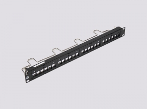 康普24口屏蔽配線架CPP-SDDM-SL-1U-24/760237046